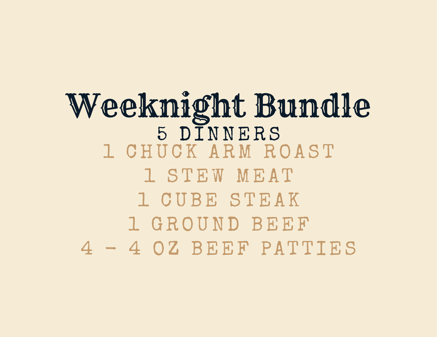 The Weeknight Bundle