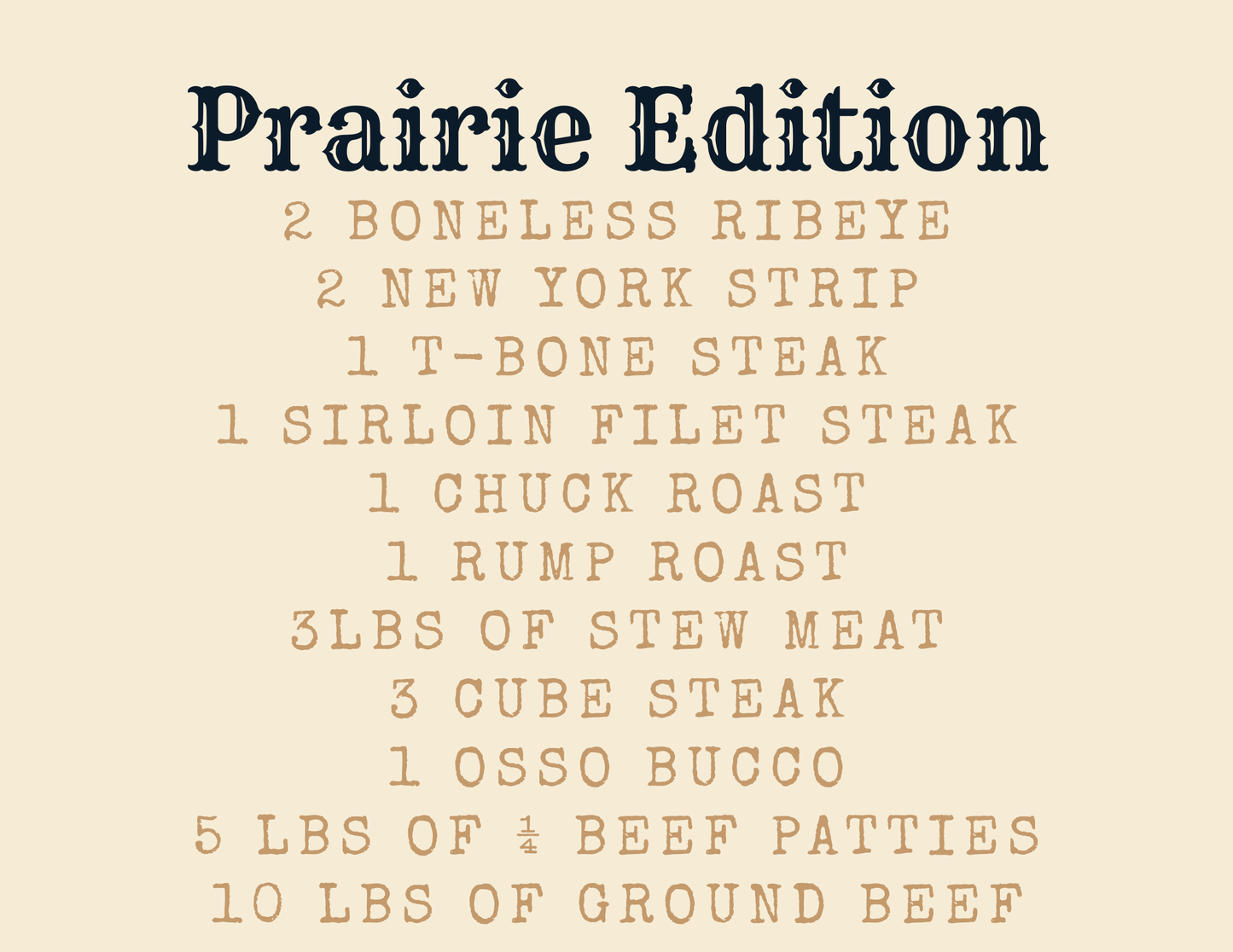Prairie Edition