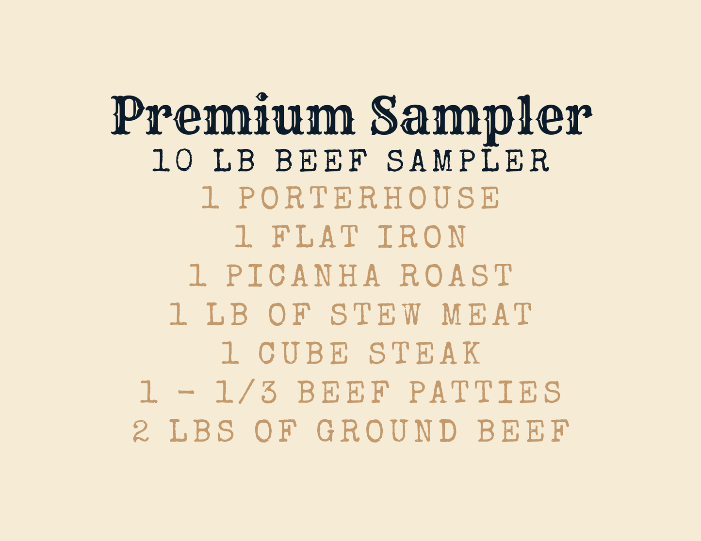 Premium Sampler