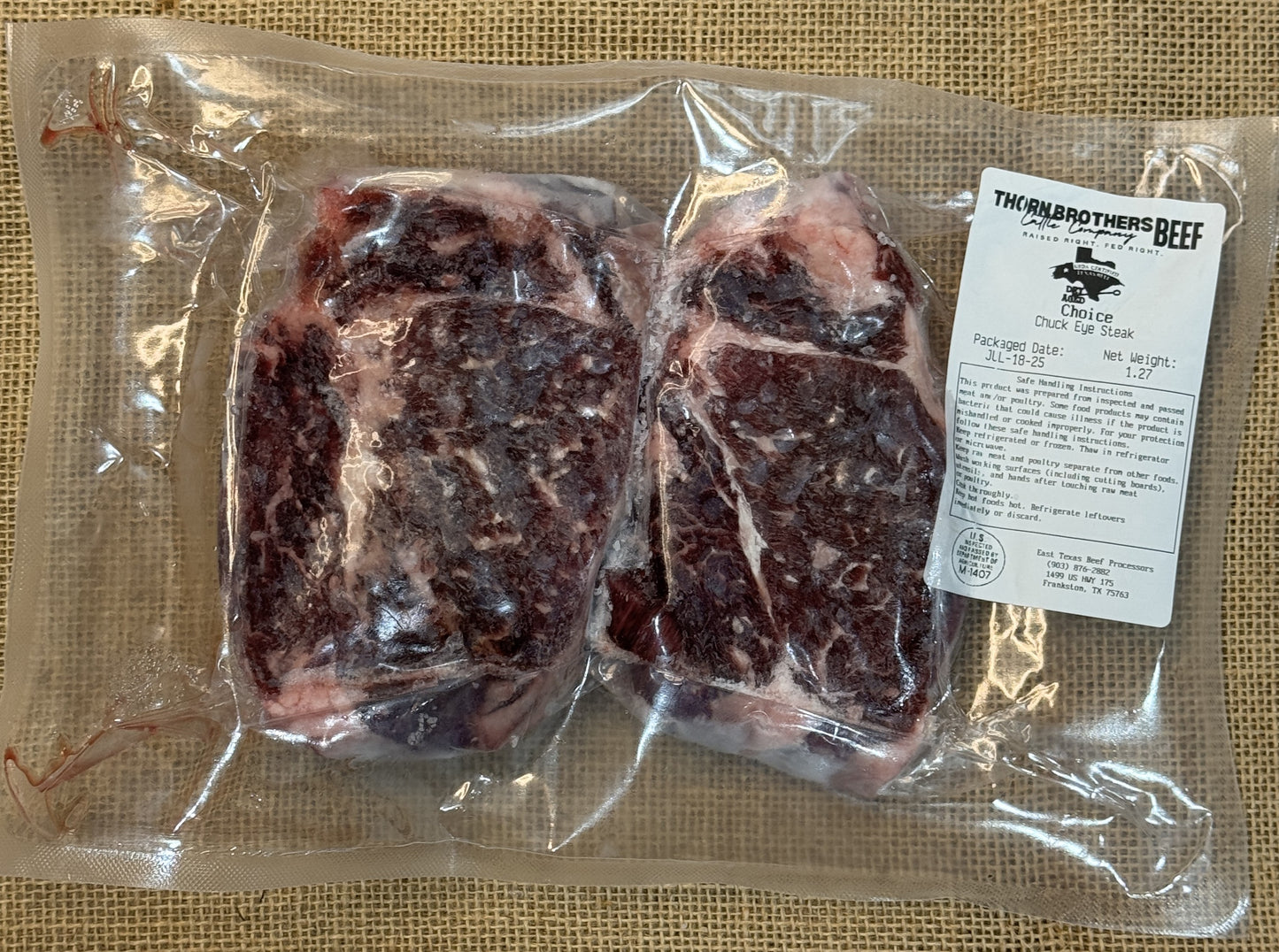 Chuck Eye Steaks